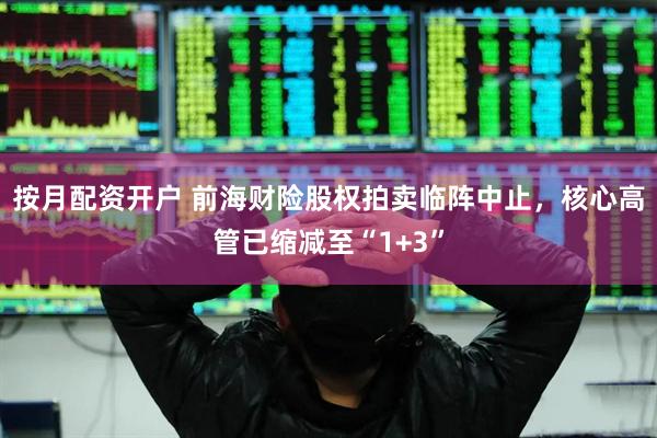 按月配资开户 前海财险股权拍卖临阵中止，核心高管已缩减至“1+3”